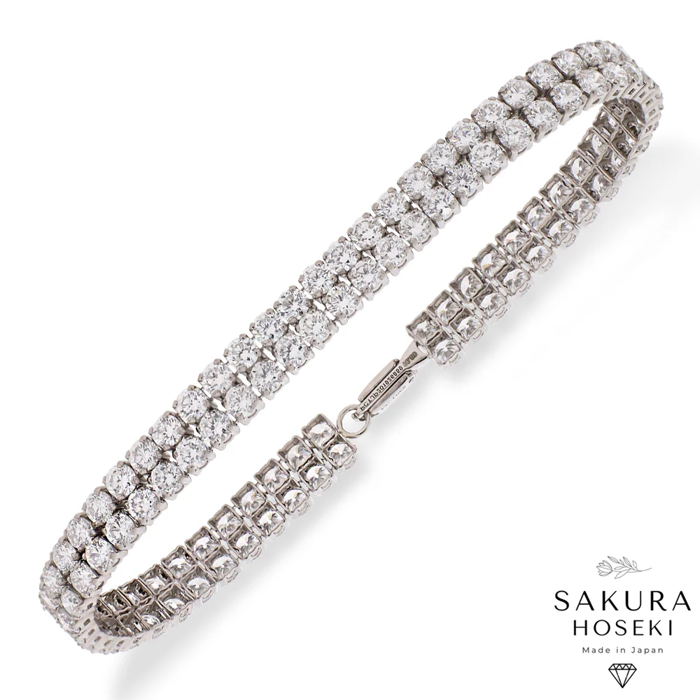6.5ct Tennis Bracelet White Gold - Image 5