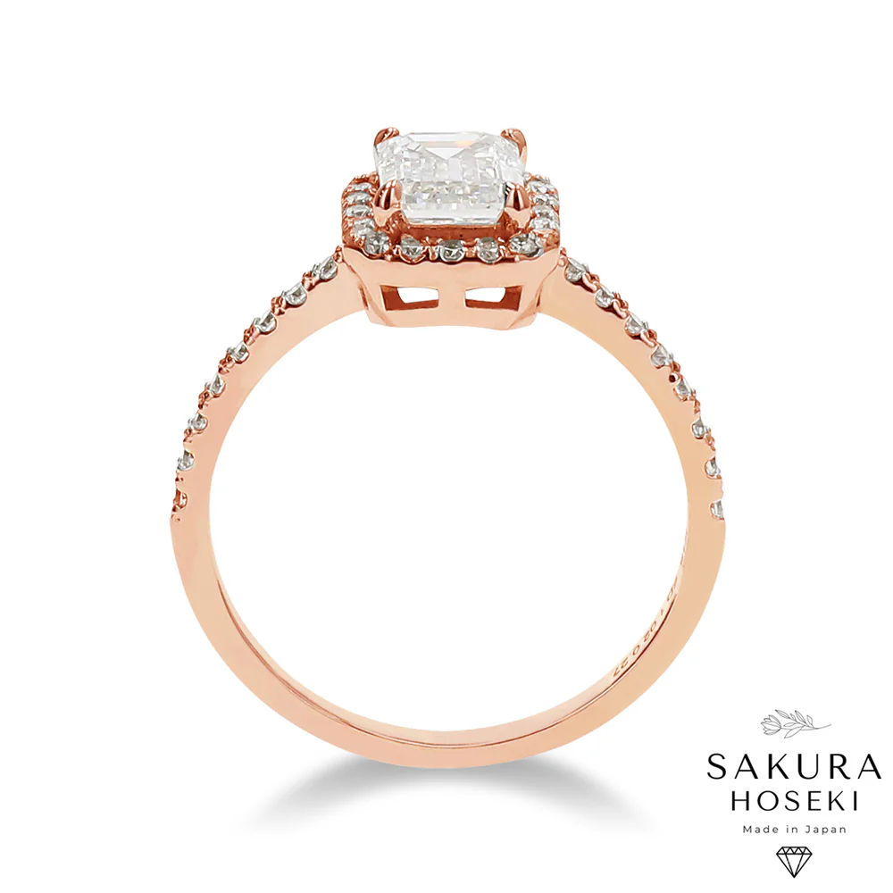 Emerald Ring Rose Gold - Image 5