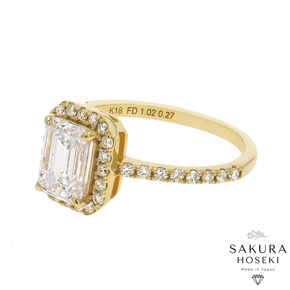 Emerald Ring Yellow Gold - Image 3