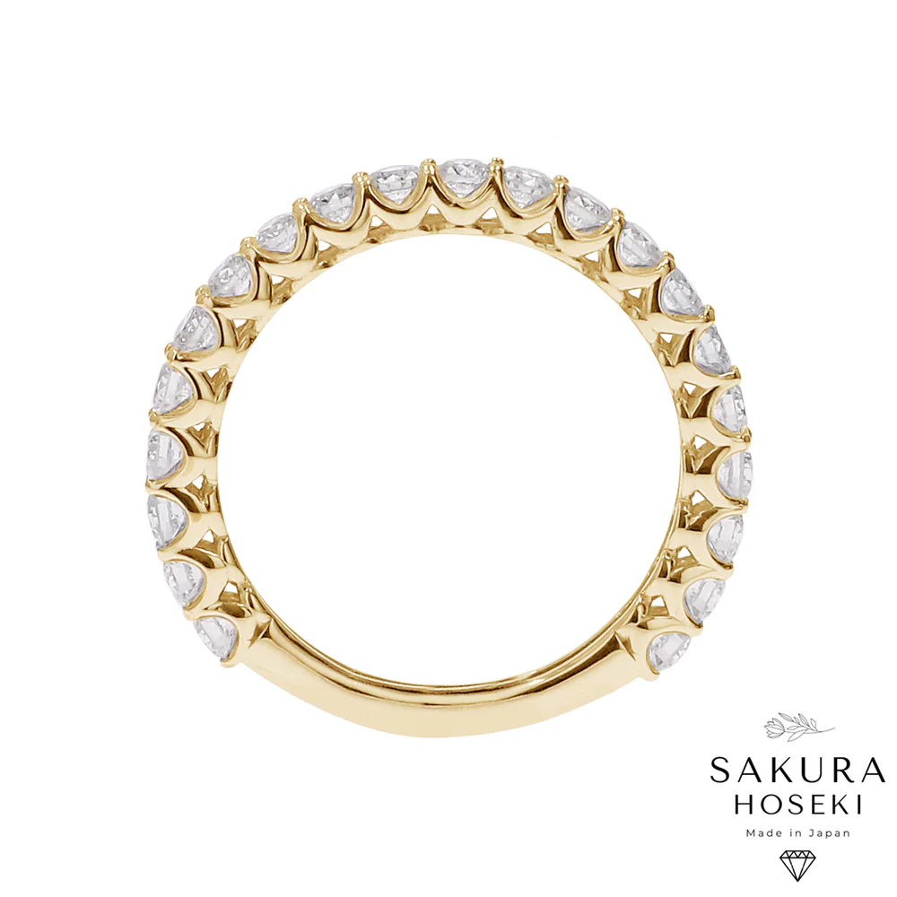 Eternity Ring Yellow Gold - Image 3
