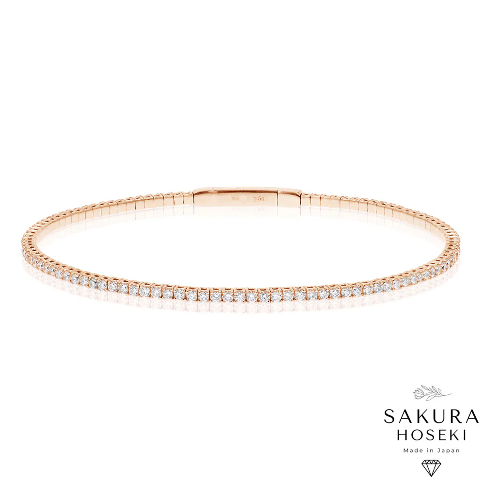 Full Flexible Bangle Rose Gold - Image 3
