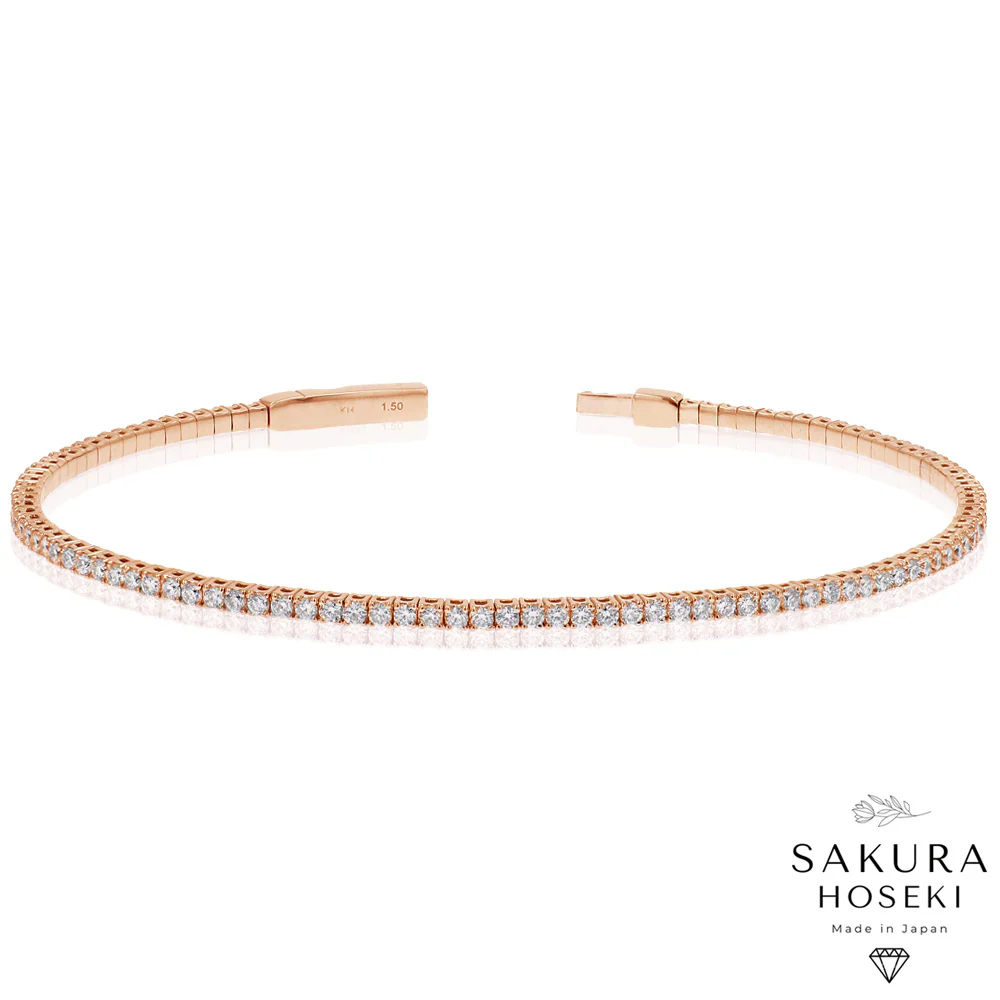 Full Flexible Bangle Rose Gold - Image 5