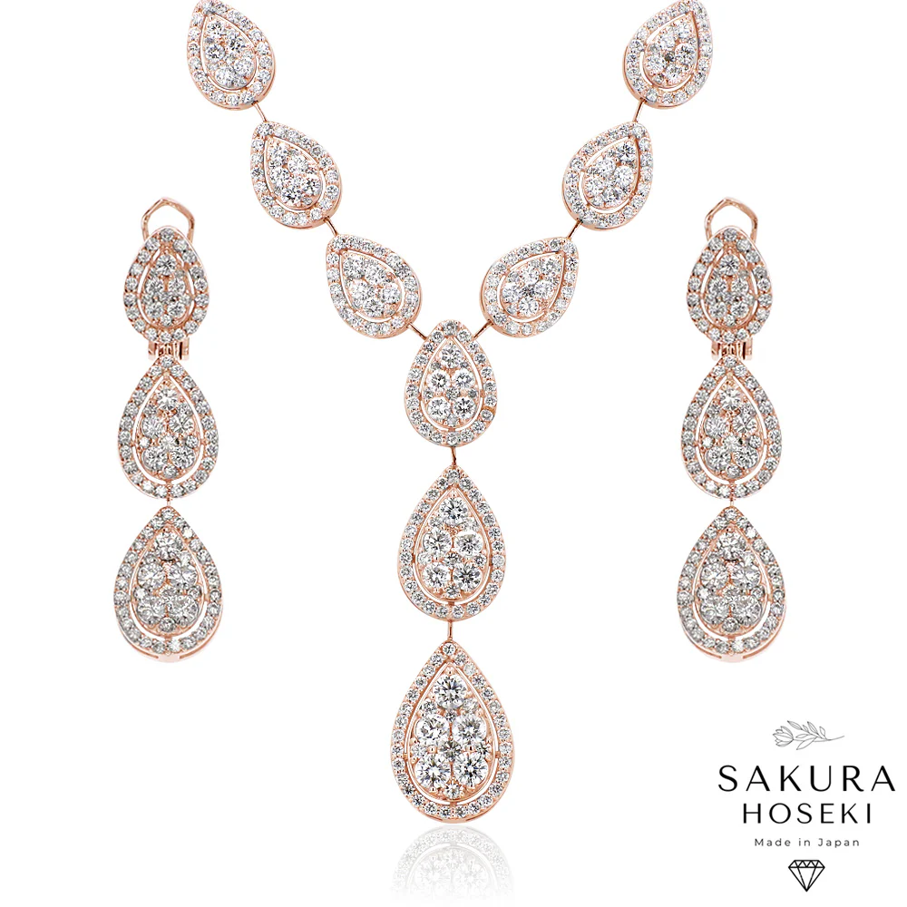 Pear Earring Rose Gold - Image 3