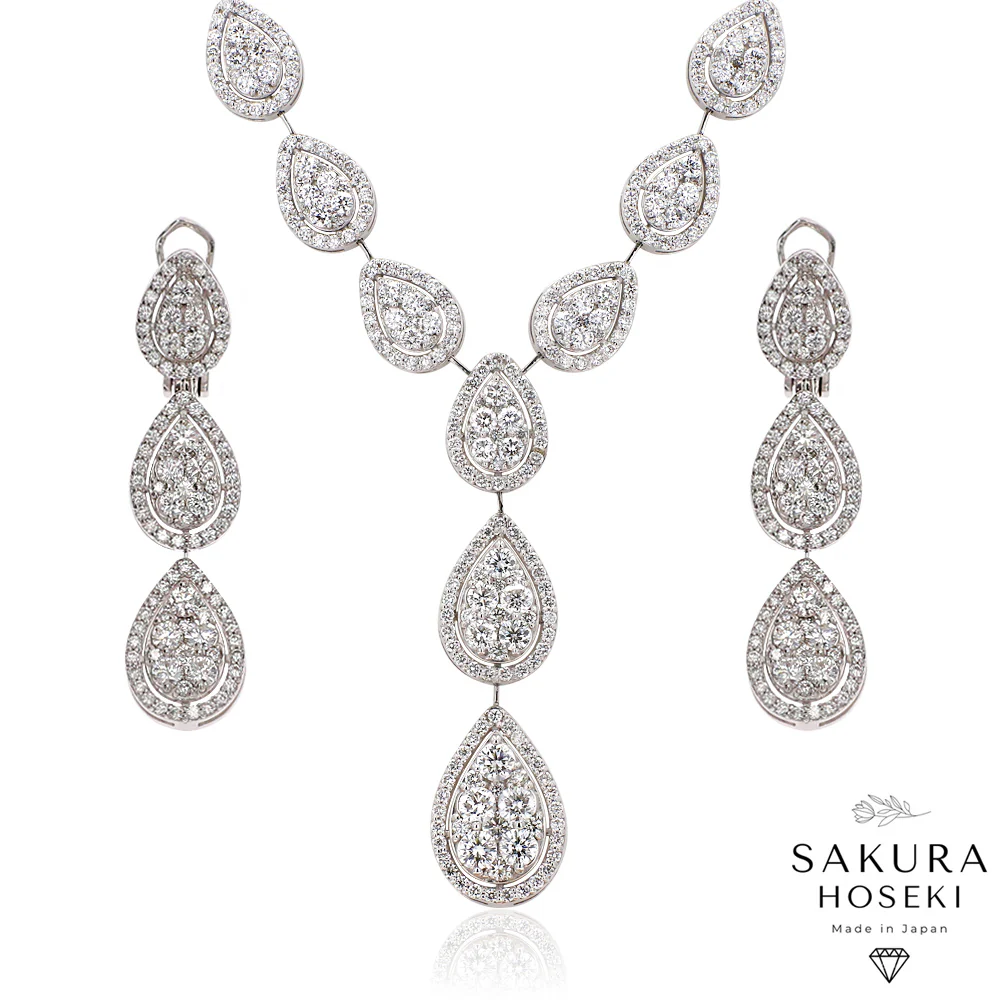 Pear Earring White Gold - Image 3