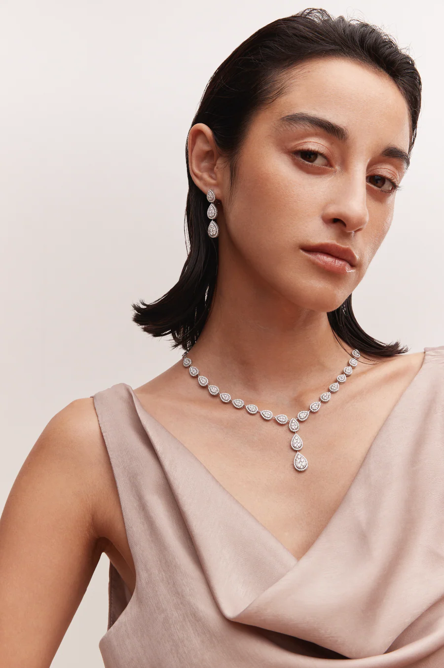 Pear Necklace Rose Gold - Image 5