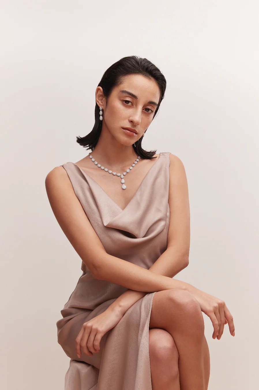 Pear Necklace Rose Gold - Image 6