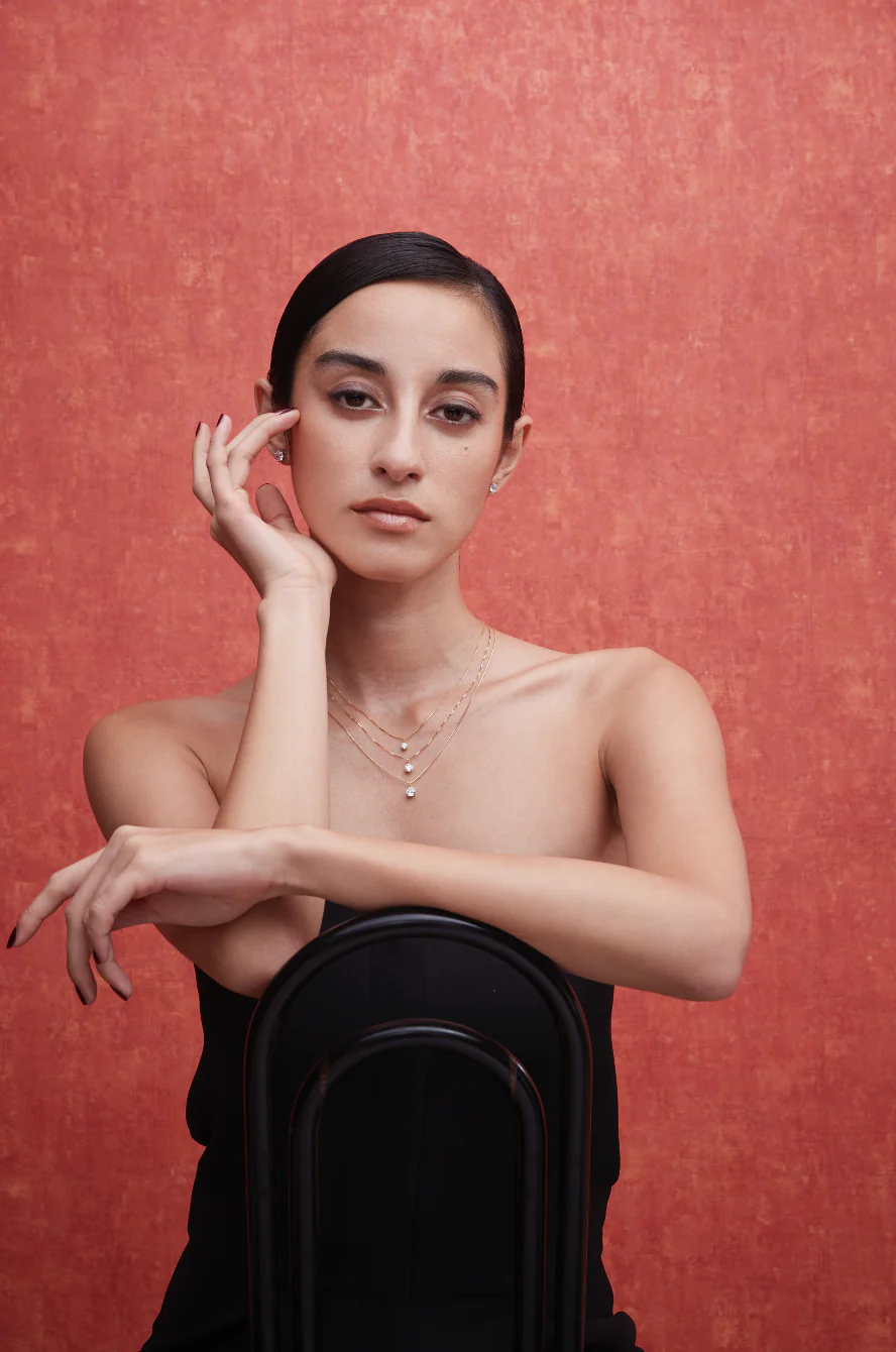 Solitaire Pendant White Gold - Image 5