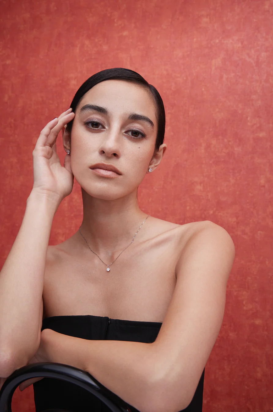 Solitaire Pendant White Gold - Image 6