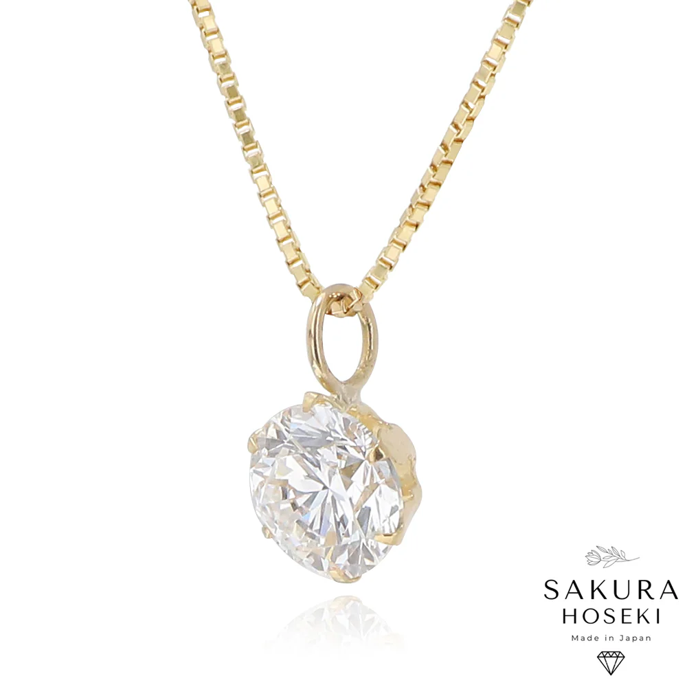 Solitaire Pendant Yellow Gold - Image 3