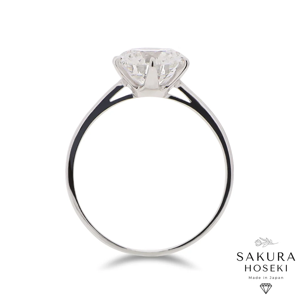 Solitaire Ring White Gold - Image 10