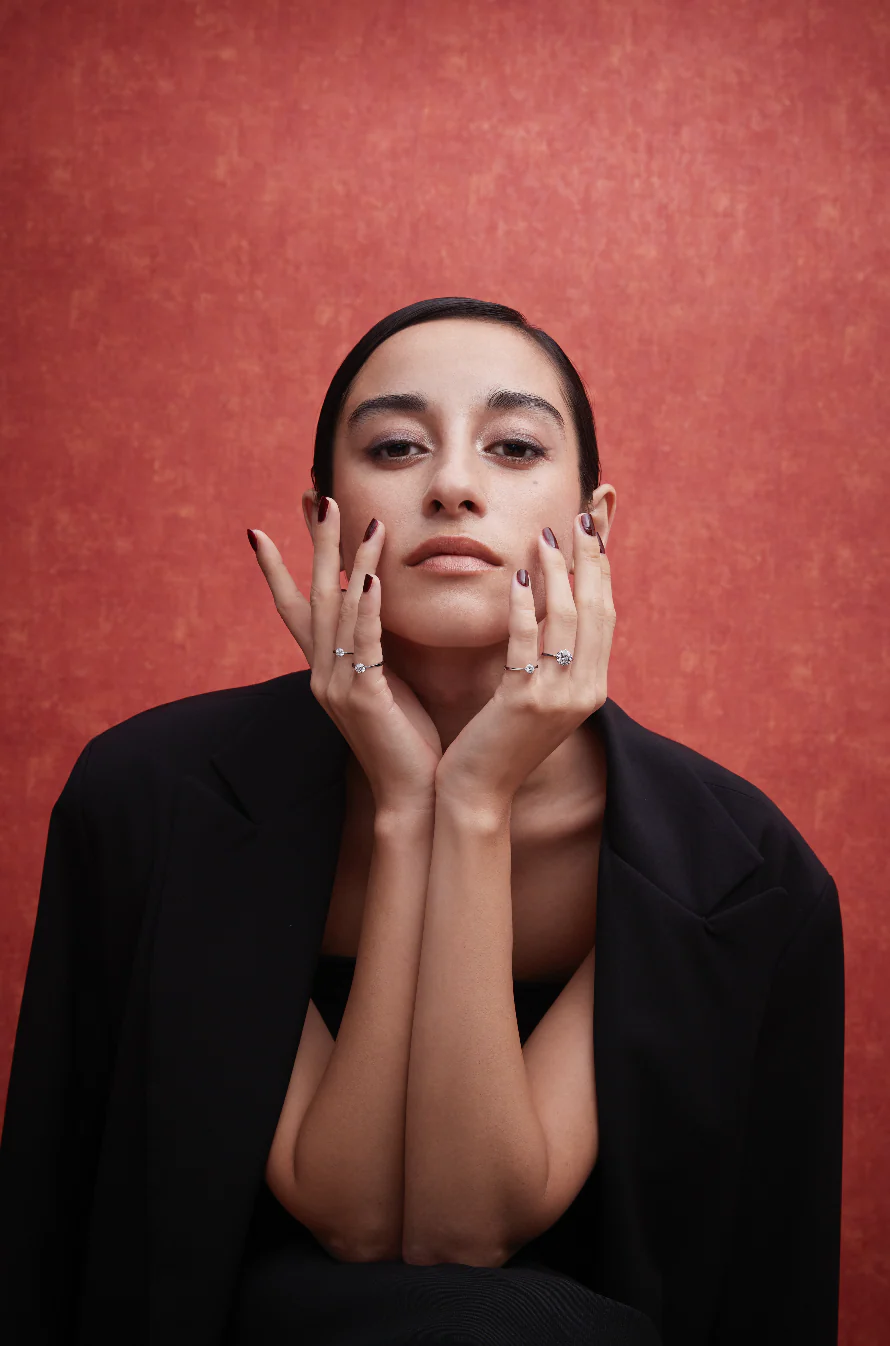 Solitaire Ring White Gold - Image 4